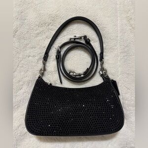 COACH Teri Black Crystal Crossbody Bag